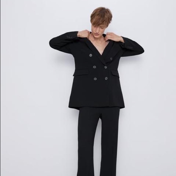 ZARA | Blazer With Tuxedo Collar - Picture 1 of 4